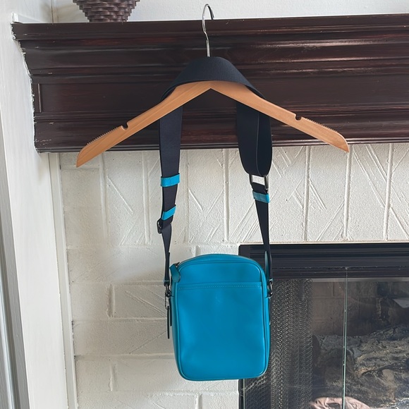 Coach Heritage Crossbody in Vivid Turquoise G4 - Picture 2 of 10